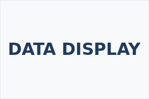 DATA DISPLAY