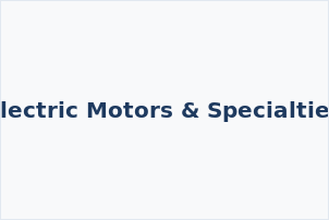 Electric Motors & Specialties