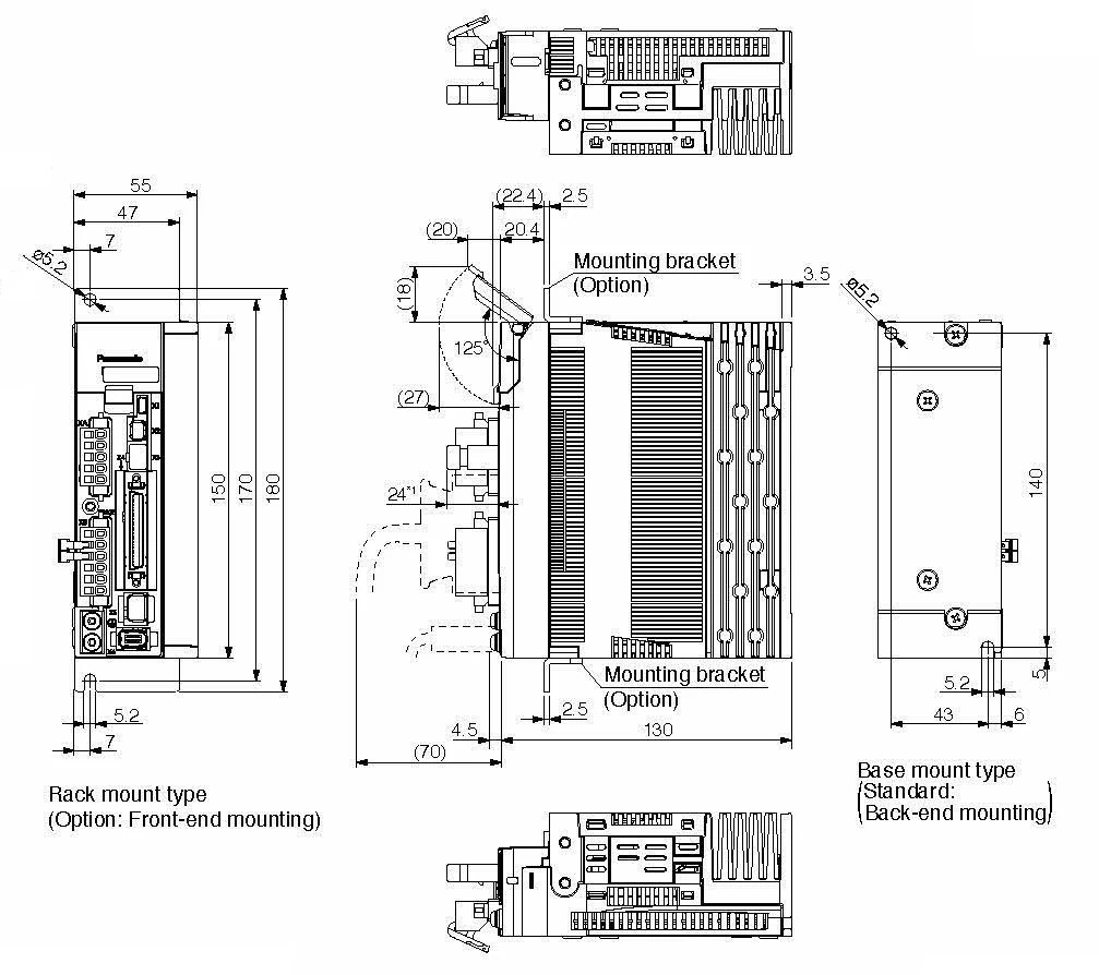 Panasonic MBDKT2510E — сервопривод